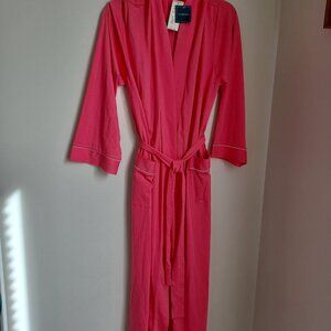 Lands End Women's Robe, Coral Pink, Size L New with Tags
